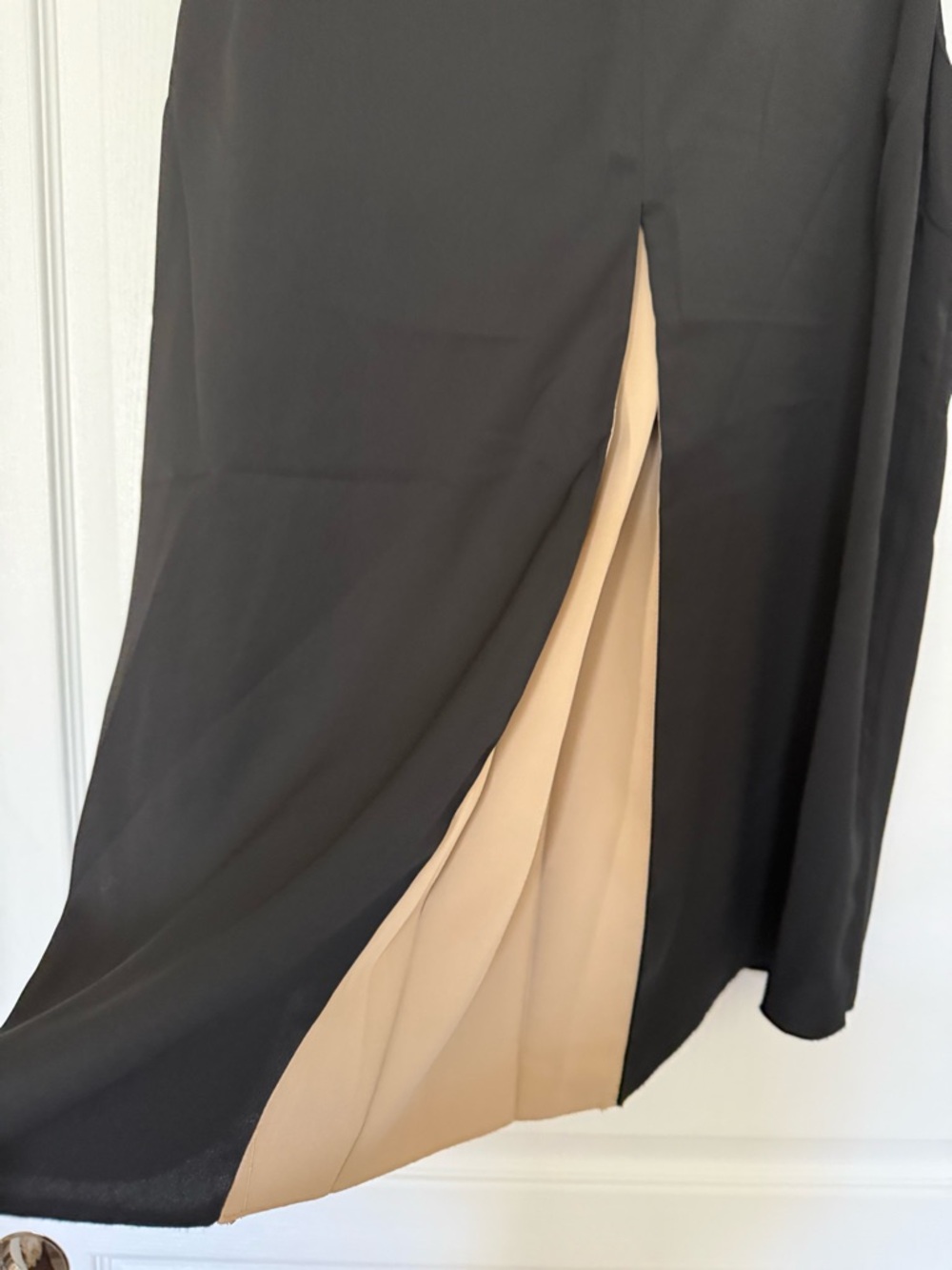 Black Label Chico's Brand New Black & Tan Petite Top - 3P